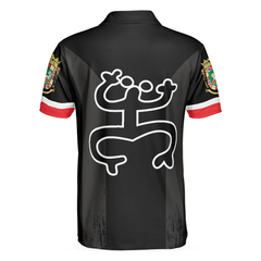 Puerto Rico King Polo Shirt, Black Puerto Rico Flag Shirt For Adults, Gift Idea For Puerto Rico Fans - Hyperfavor