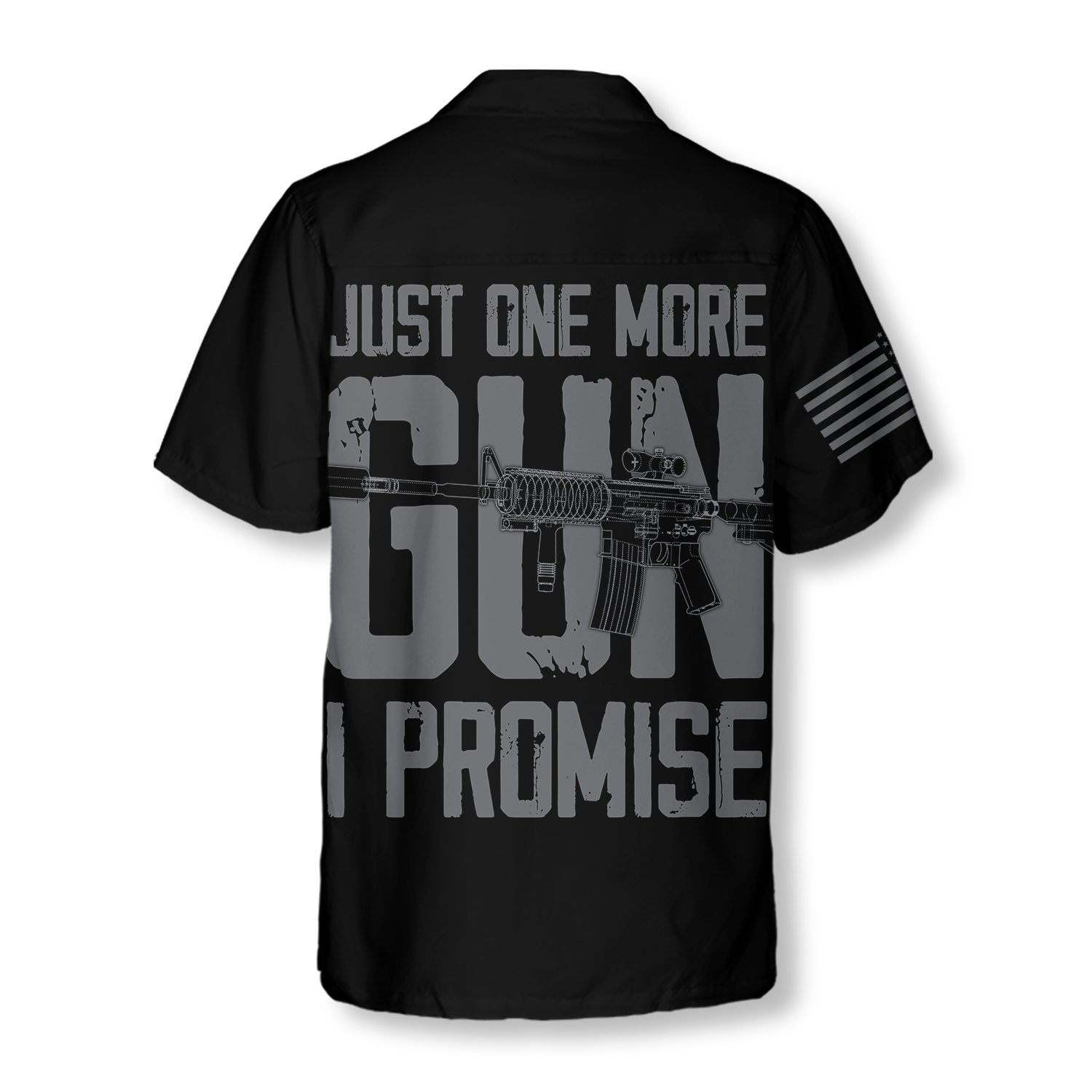 Just One More Gun Shirt For Men Hawaiian Shirt - Hyperfavor