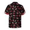 Black Valentine Seamless Pattern Custom Hawaiian Shirt - Hyperfavor