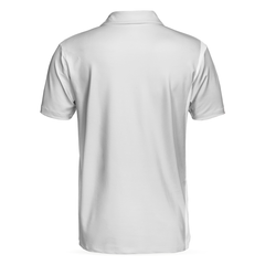 Canadian Golf Flag Polo Shirt, Simple Golfing Shirt Design For Canadian Fans, Best Male Golf Gift Idea - Hyperfavor