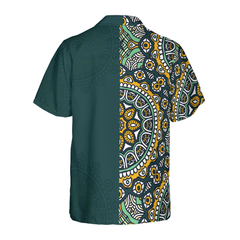 Native American Mandala Style Limited Edition Hawaiian Shirt, Native American Vintage Seamless Pattern Shirt - Hyperfavor