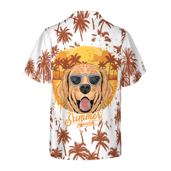 Summer Paradise Golden Retriever Hawaiian Shirt - Hyperfavor