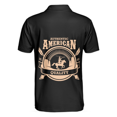 American Indian Polo Shirt, Navajo Pattern Shirt For Men And Women, American Themed Polo Style Shirt - Hyperfavor