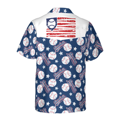 Baseball Star Hawaiian Shirt - Hyperfavor