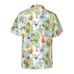 Tropical Cocktail Shirt For Men Hawaiian Shirt - Hyperfavor