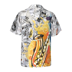 Play With Music Saxophone Shirt Hawaiian Shirt - Hyperfavor