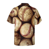 Vintage Baseball Ball Hawaiian Shirt - Hyperfavor