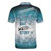 Fishing Checklist Rod Beer Bait Fish Story Polo Shirt, Best Ocean Fishing Shirt For Men - Hyperfavor