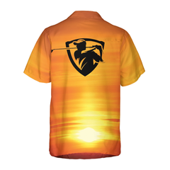 Son And Dad Playing Golf Hawaiian Shirt - Hyperfavor