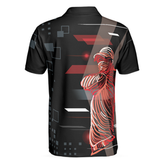 Can't Wait To Hit The Links Golf Digital Style Polo Shirt, Modern Skull Polo Shirt, Best Golf Shirt For Men - Hyperfavor