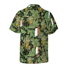 Cross Celtic Harp Ireland Proud Hawaiian Shirt - Hyperfavor