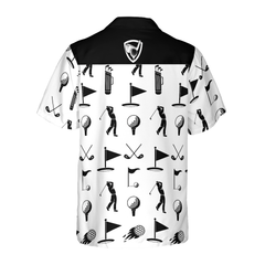 Golf Equipment Pattern Hawaiian Shirt - Hyperfavor