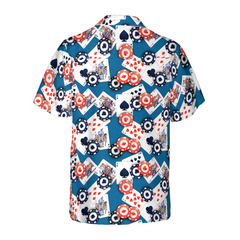 Poker Seamless Pattern 03 Hawaiian Shirt - Hyperfavor