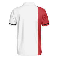 Man Playing Golf Short Sleeve Polo Shirt, Golfer Graphic Polo Shirt, Best Golf Shirt For Men - Hyperfavor