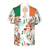 Irish Celtic Cross Ireland Proud Hawaiian Shirt - Hyperfavor