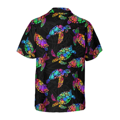 Boho Style Sea turtle Hawaiian Shirt - Hyperfavor