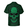 Binary Code Skull Hawaiian Shirt - Hyperfavor