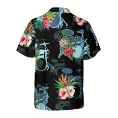Musical Instrument Drums Hawaiian Shirt - Hyperfavor