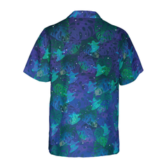 Bigfoot Surfing Tropical Hawaiian Shirts for Men - Hyperfavor
