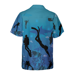 Diving Into Ocean Life Hawaiian Shirt - Hyperfavor