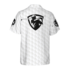 The Golf Skull V2 Hawaiian Shirt - Hyperfavor
