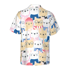 Funny French Bulldog Hawaiian Shirt - Hyperfavor