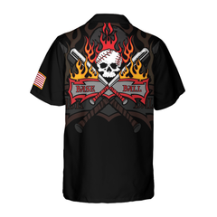 Flame Football Hawaiian Shirt - Hyperfavor