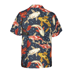 Koi Fish Pattern v1 Hawaiian Shirt - Hyperfavor