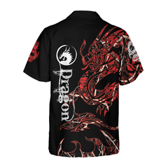 The Red Dragon Hawaiian Shirt - Hyperfavor
