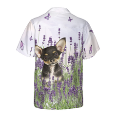 Chihuahua Lavender Hawaiian Shirt - Hyperfavor