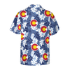 Colorado Flag Seamless Pattern USA Hawaiian Shirt - Hyperfavor