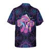 Magic Mushrooms Over Sacred Geometry Hawaiian Shirt - Hyperfavor