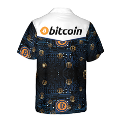 Bitcoin Logo Hawaiian Shirt - Hyperfavor