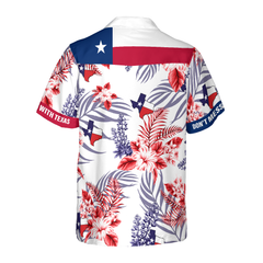 Floral Bluebonnet Don't Mess with Texas Hawaiian Shirt For Men, Texas Home Shirt, Proud Texas Shirt For Men - Hyperfavor