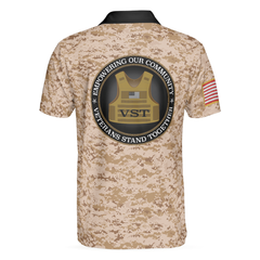 Veterans Stand Together Polo Shirt - Hyperfavor