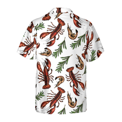 Lobster Seamless Pattern Hawaiian Shirt - Hyperfavor