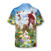 Happy Easter Jesus Is Risen Hawaiian Shirt - Hyperfavor