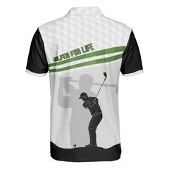 Golfer For Life Golf Polo Shirt, Golf Swing Shirt For Male Golfers, Best Golf Shirt For Hot Weather - Hyperfavor