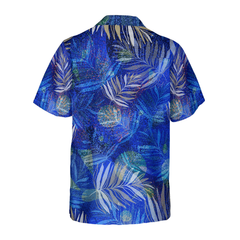 Artistic Beer Party Hawaiian Shirt For Men, Beer Lovers Aloha Shirts, Blue Tropical Shirt - Hyperfavor