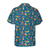 Bigfoot Tourist Bigfoot Hawaiian Shirt, Royal Blue Tropical Aloha Tribal Bigfoot Shirt For Men - Hyperfavor