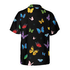 Butterfly Seamless Pattern Hawaiian Shirt - Hyperfavor