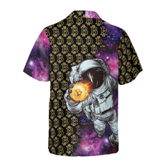 Bitcoin In The Galaxy Hawaiian Shirt - Hyperfavor