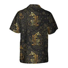 Koi Fish Seamless Pattern Hawaiian Shirt - Hyperfavor