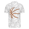 Basketball Player Polo Shirt, White Basketball Polo Shirt Design, Best Basketball Shirt For Basketball Players - Hyperfavor