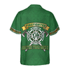 Firefighter Irish Braitre Thar Gach Ni Hawaiian Shirt, Green Cross Axes Irish Fire Dept Logo Firefighter Shirt For Men - Hyperfavor