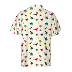 Dinosaur Shapes Hawaiian Shirt - Hyperfavor