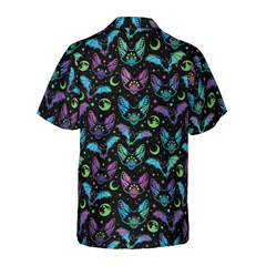 Multicolored Bats Hawaiian Shirt - Hyperfavor