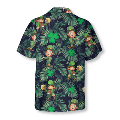 Happy St Patrick's Day Leprechaun Irish People Proud Hawaiian Shirt - Hyperfavor