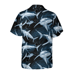 Under Water Shark Hawaiian Shirt - Hyperfavor