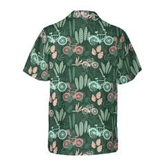 Cycling Tropical Hawaiian Shirt - Hyperfavor